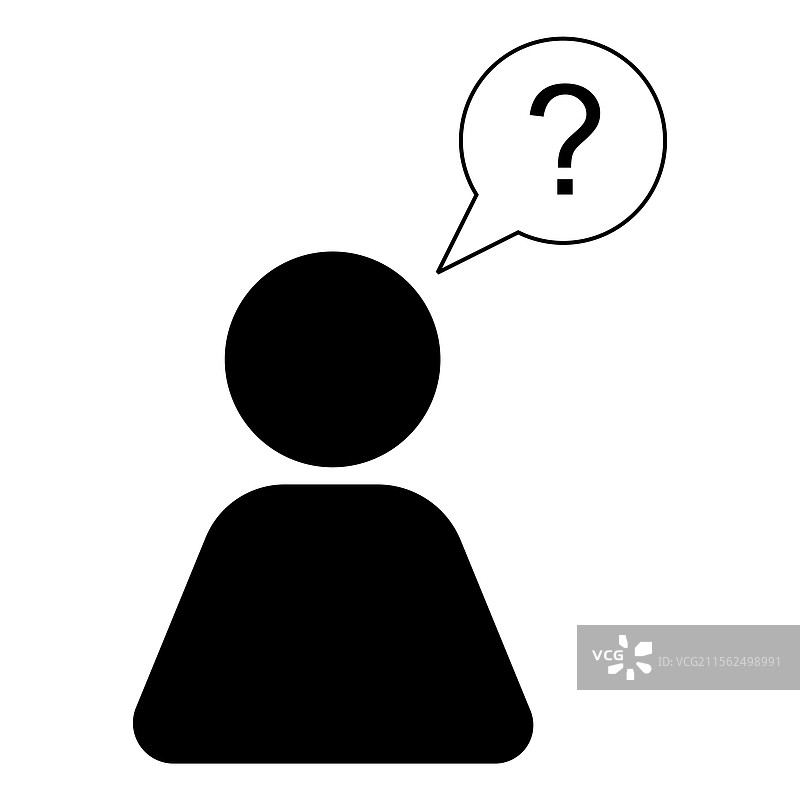 人类困惑的图标图片素材