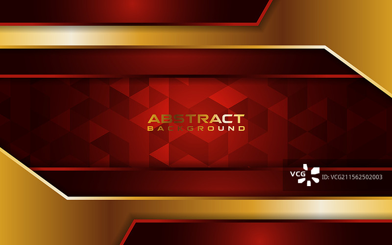 抽象的红色背景与重叠层图片素材