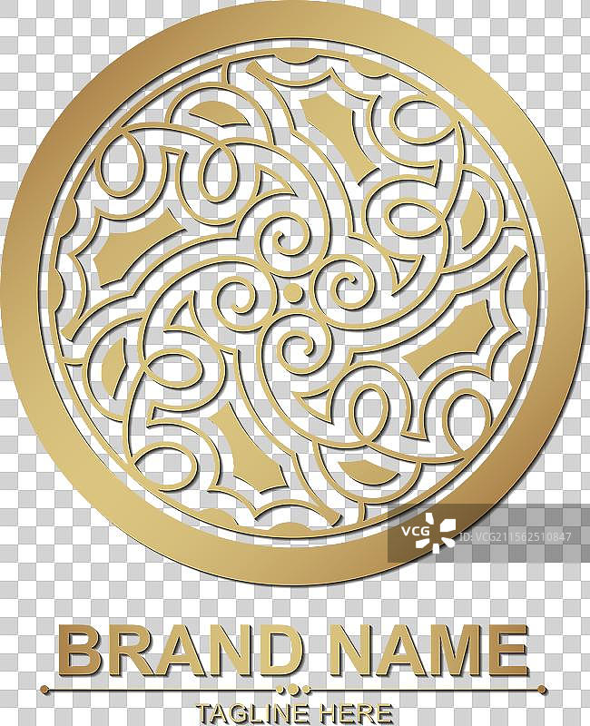 奢华装饰标志线条艺术图片素材