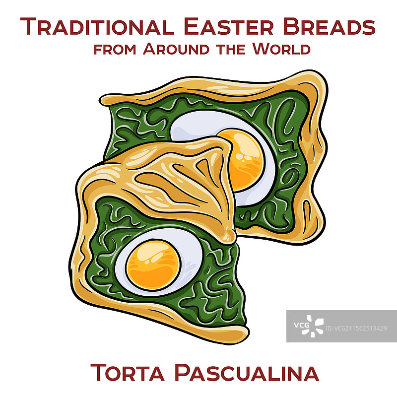 阿根廷传统的复活节饼图片素材