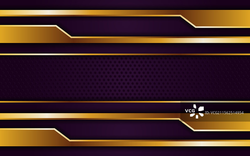 抽象的紫色背景与金色相结合图片素材