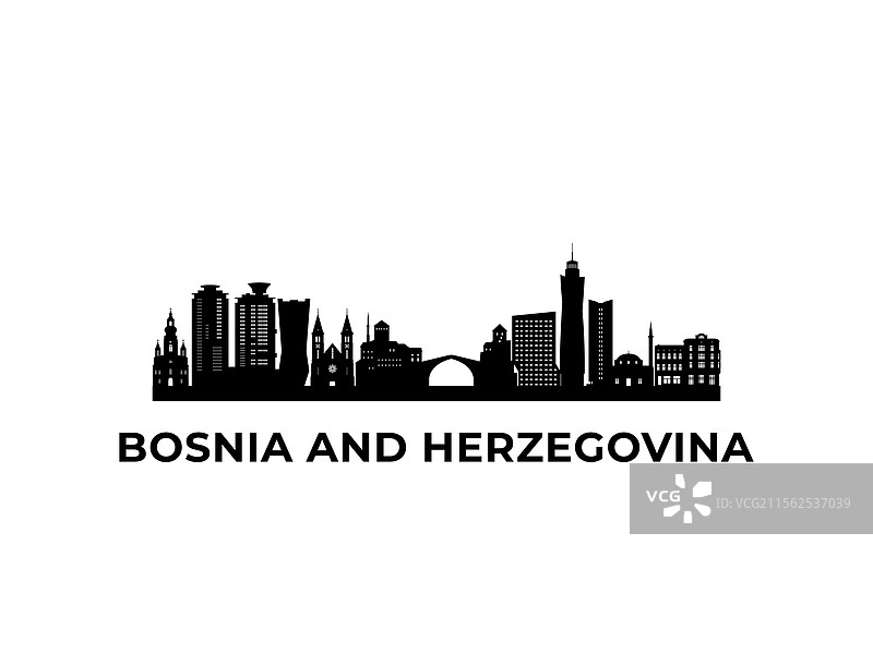 波斯尼亚和黑塞哥维那的天际线旅行图片素材