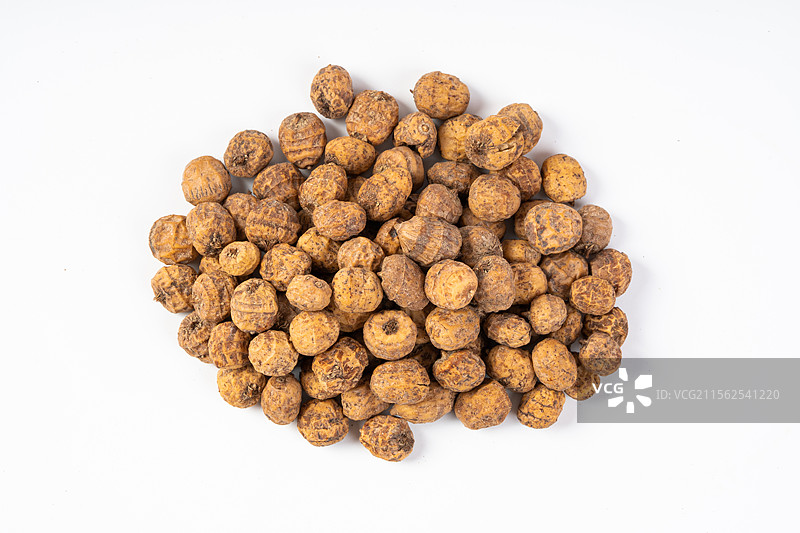 新疆特产油莎豆特写图片素材