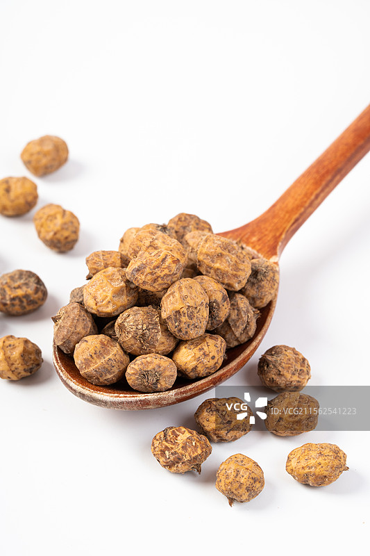 新疆特产油莎豆特写图片素材