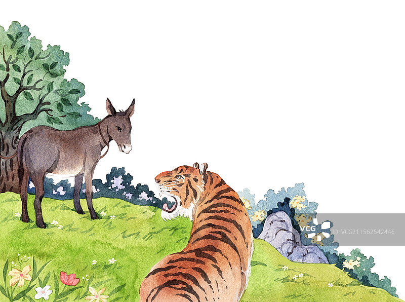 黔驴技穷图片素材