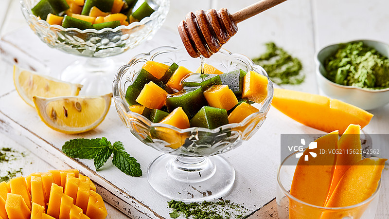 芒果水果甜品图片素材