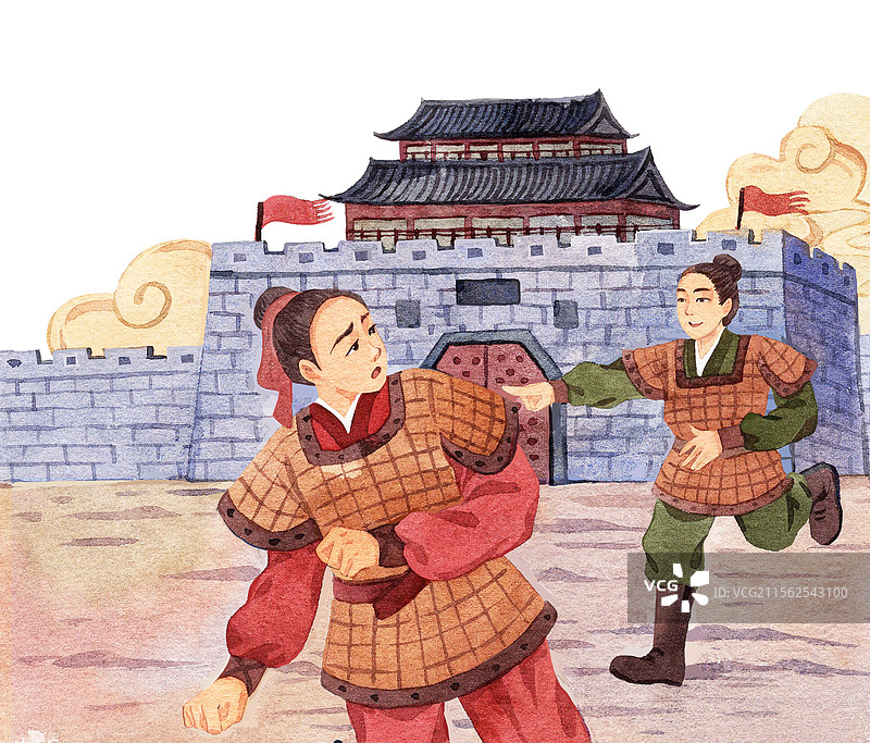 五十步笑百步图片素材