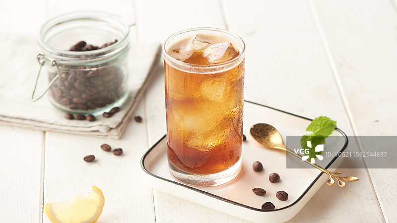 一杯冰咖啡图片素材