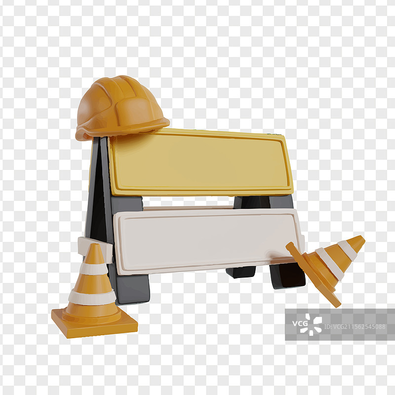 劳动节 3D 图标剪贴画渲染图片素材