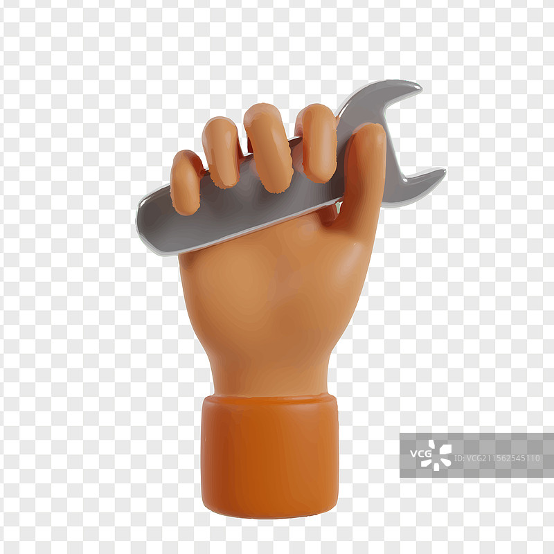 劳动节 3D 图标剪贴画渲染图片素材