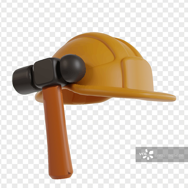 劳动节 3D 图标剪贴画渲染图片素材