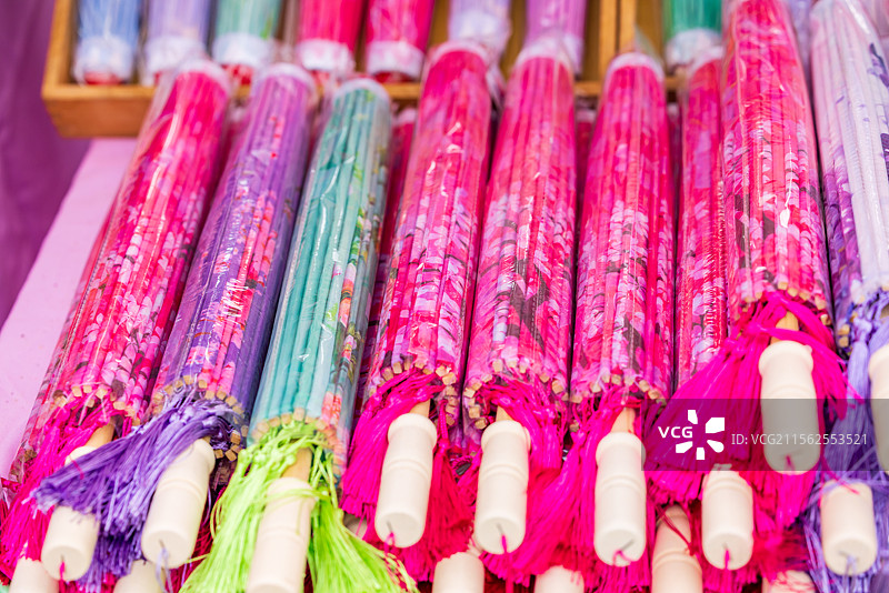 世界非物质文化遗产中国传统工艺品油纸伞图片素材