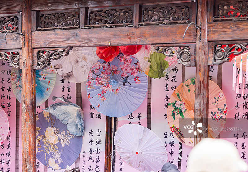 世界非物质文化遗产中国传统工艺品油纸伞图片素材