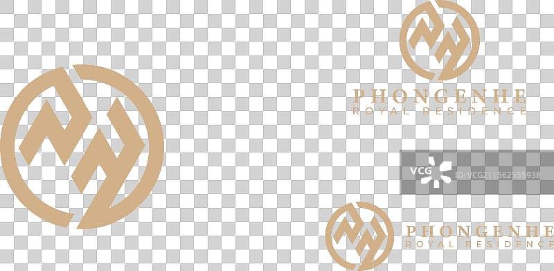 抽象的首字母圆形字母pr或rp标志图片素材