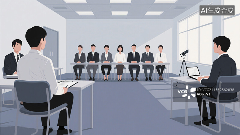 【AI数字艺术】面试环节图片素材