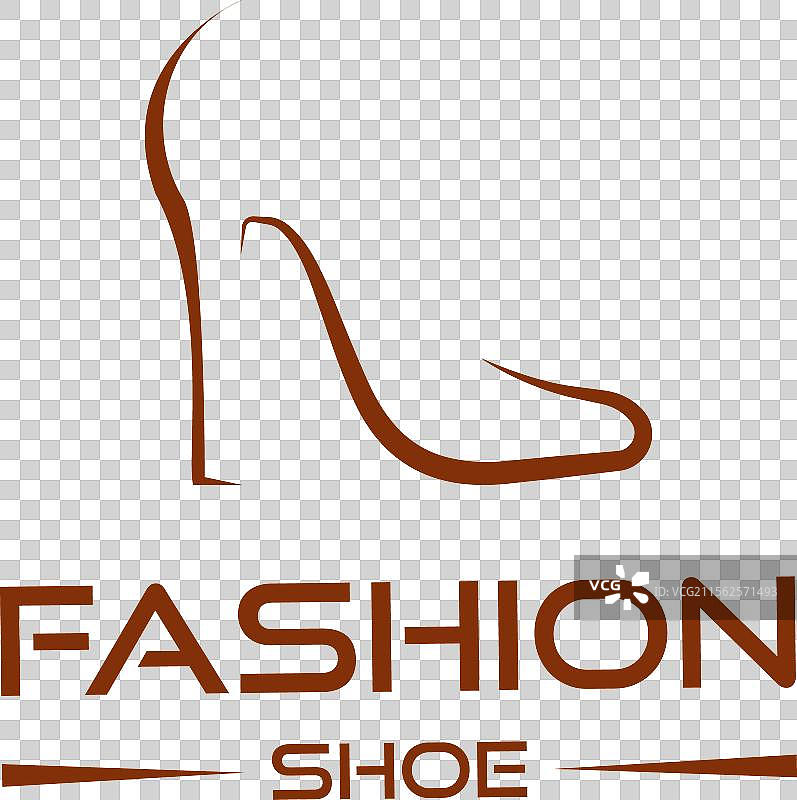 时尚鞋子logo设计模板图片素材