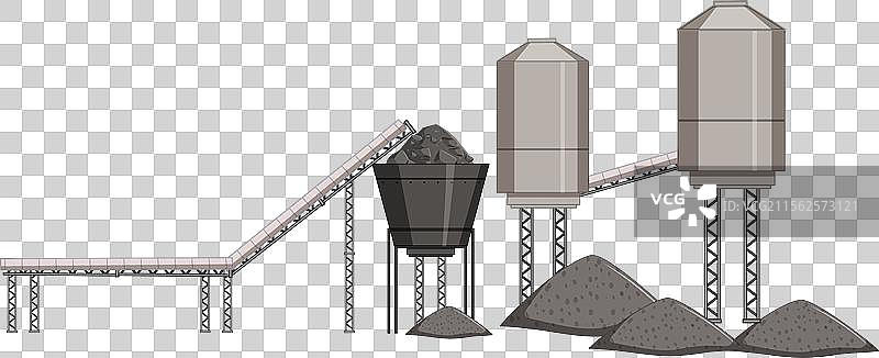 碎石加工厂图片素材