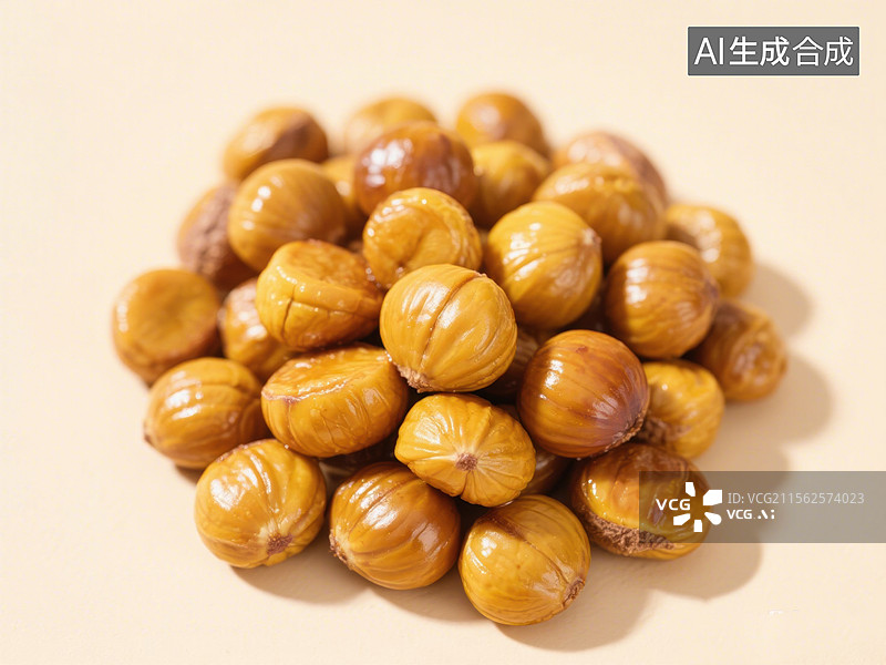 【AI数字艺术】糖炒板栗美食图片素材