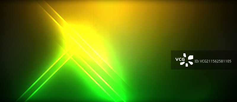 霓虹发光圆圈光线圆形线条图片素材