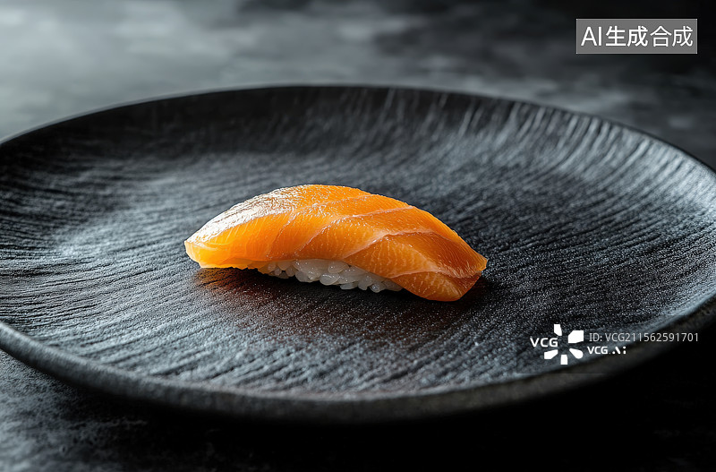 【AI数字艺术】三文鱼寿司图片素材