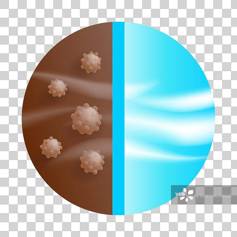 透气抗菌膜图标图片素材