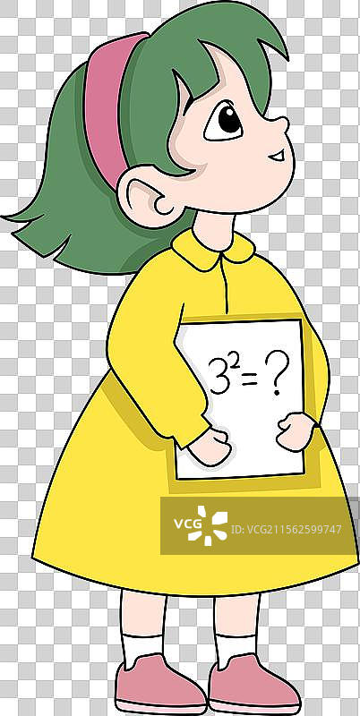 小学学生的涂鸦卡通画图片素材