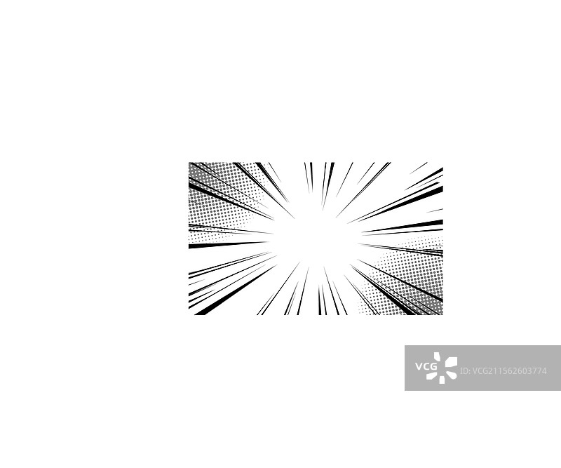 漫画书背景的放射线设计图片素材