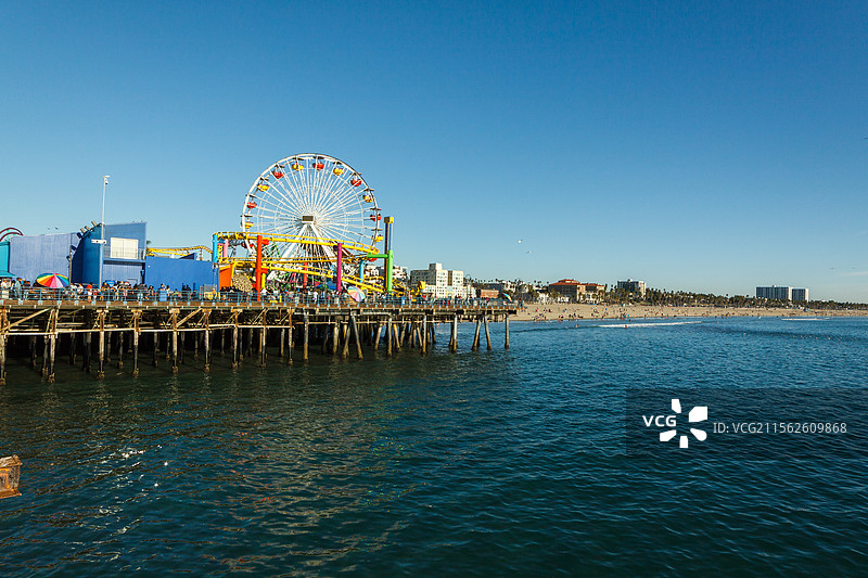 游乐感的海滩图片素材