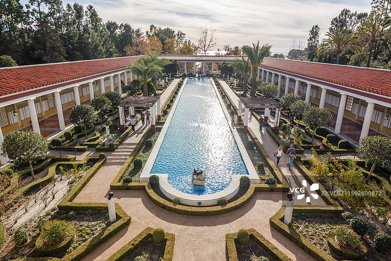 盖蒂别墅图片素材