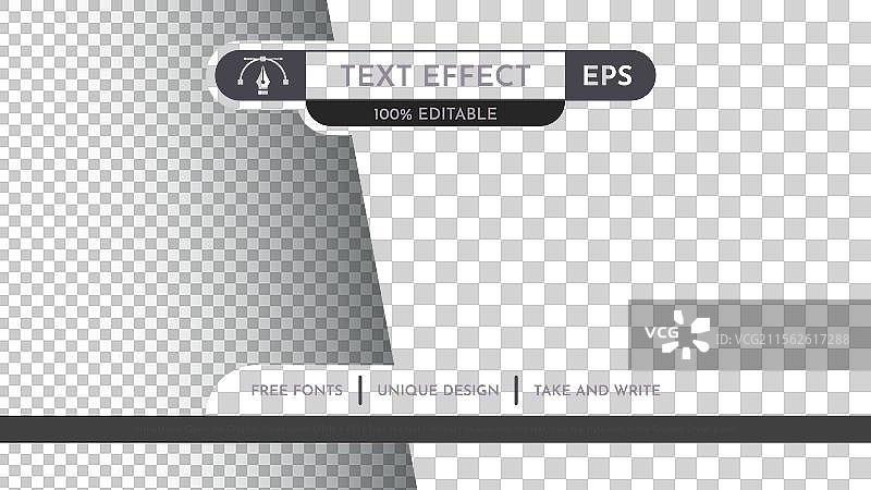 闪亮的铜色可编辑文本效果图形图片素材