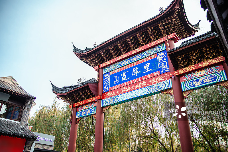 山东省济南市宽厚里景观风光图片素材