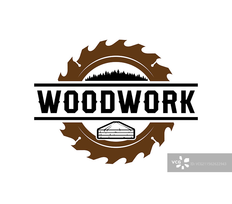 木工和木材加工设备商店图标图片素材