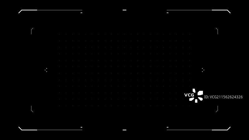 赛博朋克风格扭曲的HUD屏幕图片素材