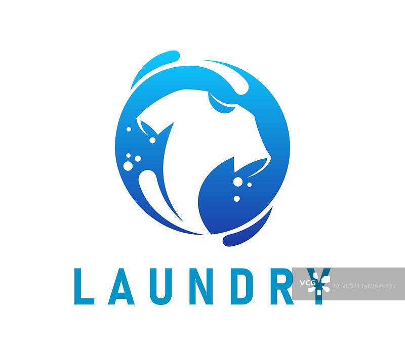 象征清洁洗涤服务的洗衣图标图片素材