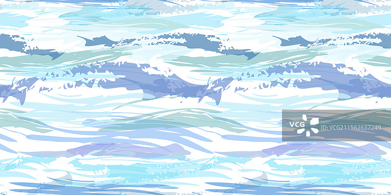 蓝色抽象无缝图案水波纹图片素材