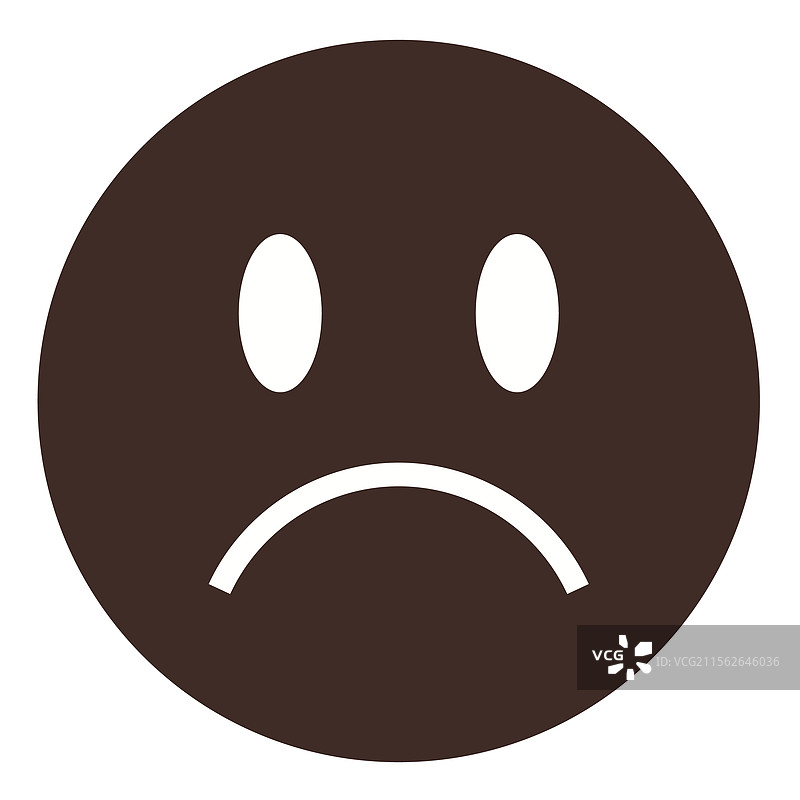 悲伤的表情符号表达情感图片素材