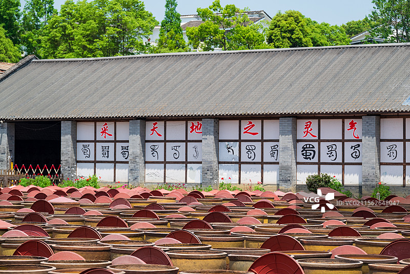 成都郫都区战旗村郫县豆瓣博物馆白昼图片素材