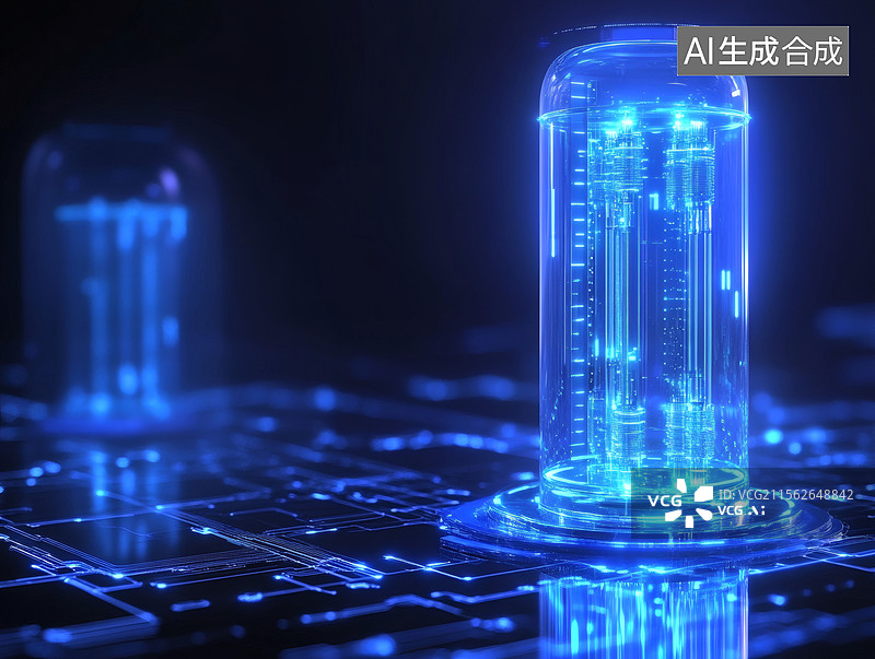 【AI数字艺术】未来科技电子元件图片素材