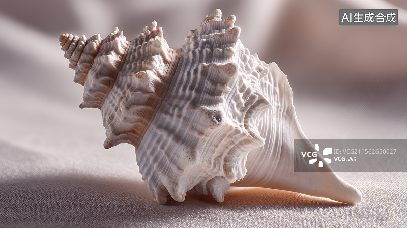 【AI数字艺术】海螺贝壳特写图片素材