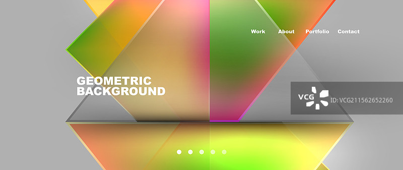 流动的明亮霓虹渐变几何抽象图形图片素材