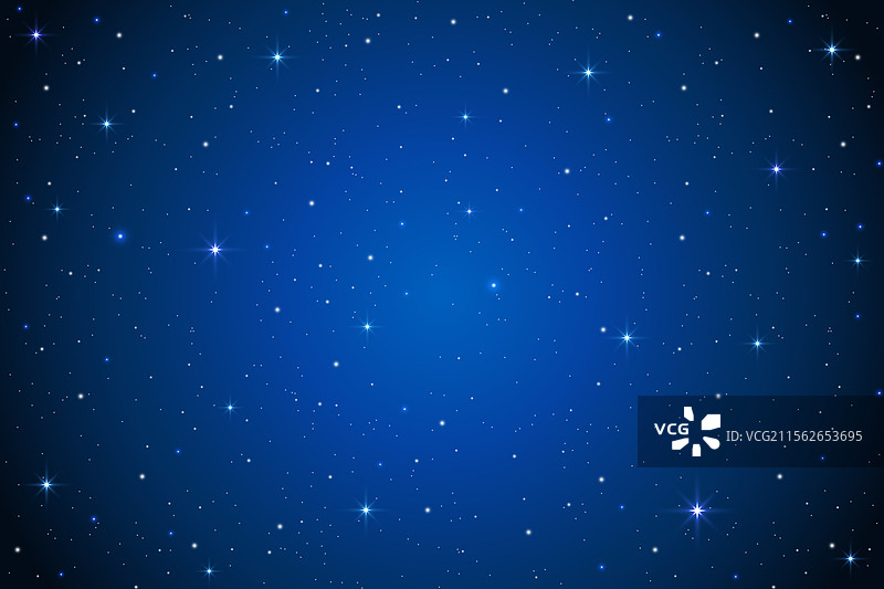 深蓝色星空背景图片素材