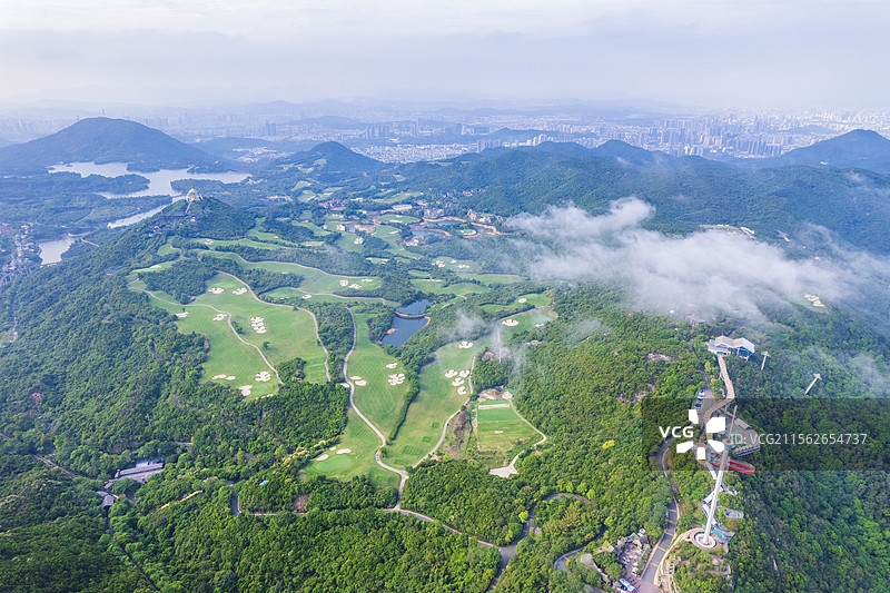 深圳云海谷高尔夫球会 深圳东部华侨城云海谷体育公园图片素材