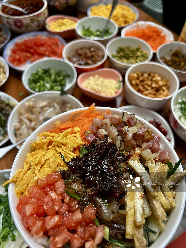 大理剑川特色蒸饵丝图片素材