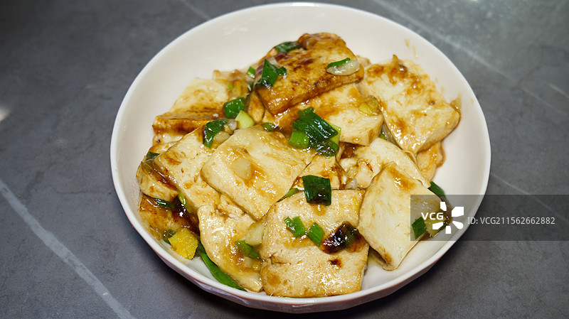 豆腐美食油炸煎豆腐小吃膳食图片素材