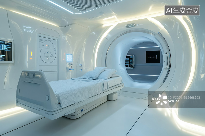 【AI数字艺术】科技感未来实验背景图片素材