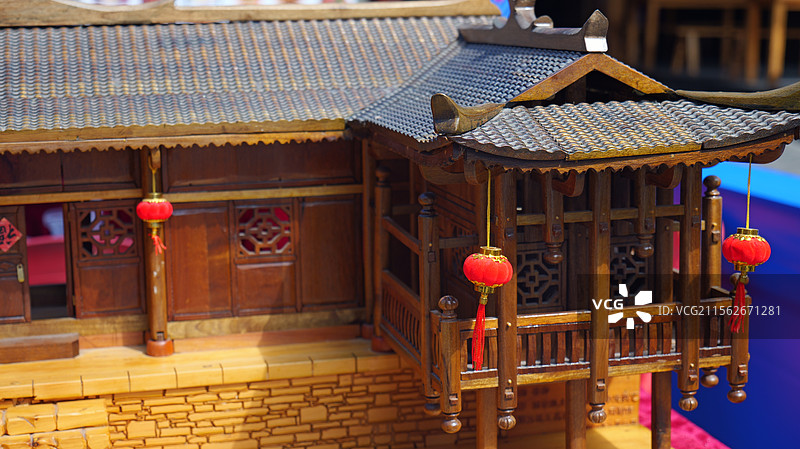 土家吊脚楼古风中国风中式建筑土家风情图片素材