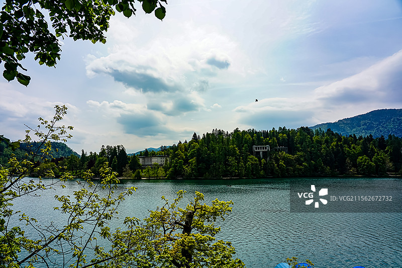 斯洛文尼亚阿得莱湖风景图片素材