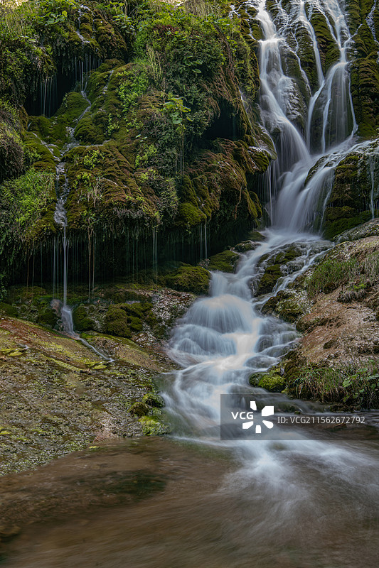马脸河瀑布图片素材