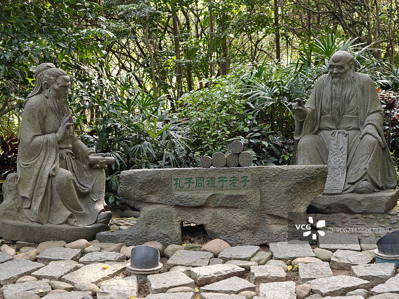 老子天下第一-泉州清源山老君岩图片素材