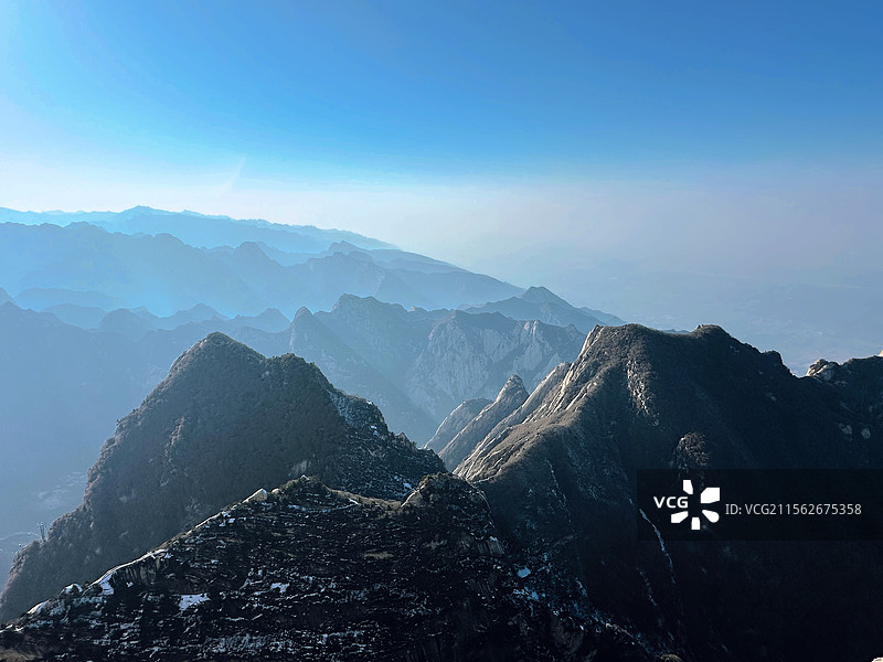 西岳华山风景区图片素材